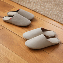 將圖片載入圖庫檢視器 ABE HOME SHOES亞麻室內拖鞋
