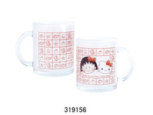 將圖片載入圖庫檢視器 櫻桃小丸子×SANRIO 玻璃馬克杯
