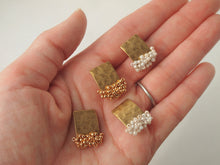 將圖片載入圖庫檢視器 sheep.accessory｜Earrings｜黃銅 x 手染色米珠
