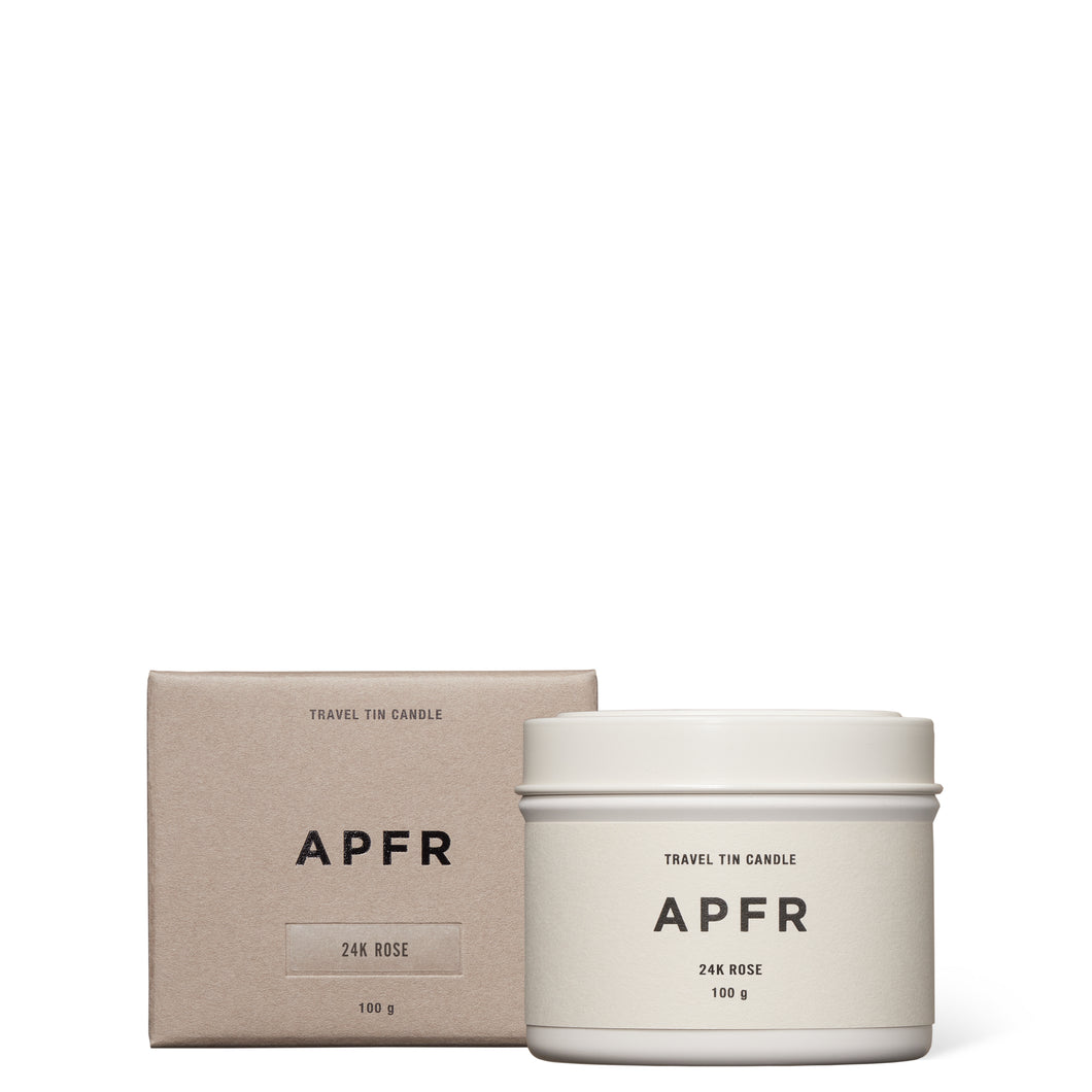 24K ROSE ｜APFR TRAVEL TIN CANDLE 旅行者蠟燭