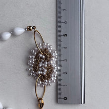將圖片載入圖庫檢視器 and.cou- necklace/ 1970's france vintage beads &amp; japan baby pearl beads フリンジの首飾り
