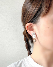 將圖片載入圖庫檢視器 cheese- earrings「Karen」Blue / Natural

