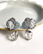 將圖片載入圖庫檢視器 cheese- earrings mitemite Blue x 天然石
