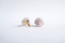 將圖片載入圖庫檢視器 accessory.Nui- earrings Rose quartz / no1
