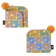 mini wallet 木彫熊_A ｜Yokke Pokke｜