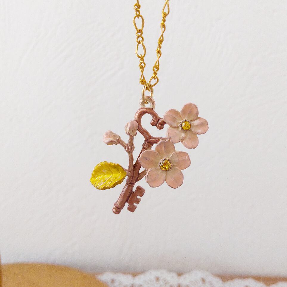 NE433 頸鏈 Sakura Key｜Palnart Poc｜