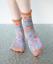 將圖片載入圖庫檢視器 COQ SOCKS- USAGI FARM (CT-24-1-SD1M)
