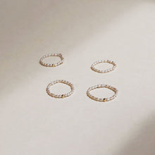 將圖片載入圖庫檢視器 temtem 12KGF迷你灰色米珠戒指 GY LR023
