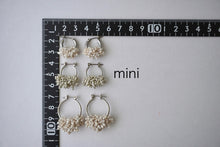 將圖片載入圖庫檢視器 sheep.accessory｜Earrings｜Tawawa 白色米珠圈狀耳環 mini
