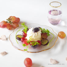 將圖片載入圖庫檢視器 透明紫色餐盤 8015-04 ｜TOMI CRAFT江戶硝子
