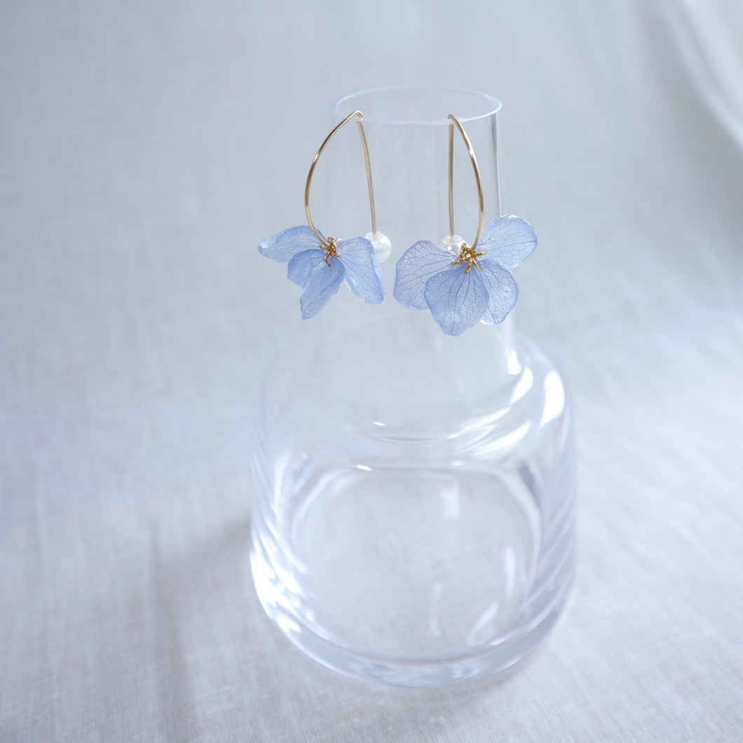 Lueur- AJISAI EARRINGS 7 -cleanblue