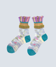 將圖片載入圖庫檢視器 COQ SOCKS- SPRINKLE FLOWER (CT-26-1-IW2M)
