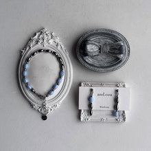 將圖片載入圖庫檢視器 and.cou- bracelet/ silent blue czech vintage beads
