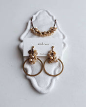 將圖片載入圖庫檢視器 and.cou- bracelet/ vintage chain &amp; mother of pearl
