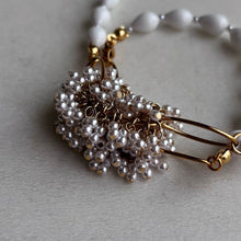 將圖片載入圖庫檢視器 and.cou- necklace/ 1970's france vintage beads &amp; japan baby pearl beads フリンジの首飾り
