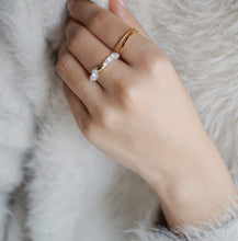 將圖片載入圖庫檢視器 temtem 14KGF捷克玻璃戒指 14R067
