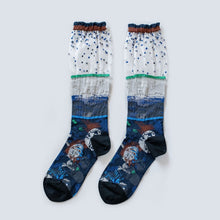 將圖片載入圖庫檢視器 COQ SOCKS- Landscape Navy（CT-22-1-N16M_075）
