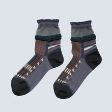 將圖片載入圖庫檢視器 COQ SOCKS- guatemala｜Charcoal Grey（CT-24-1-N1M_004）
