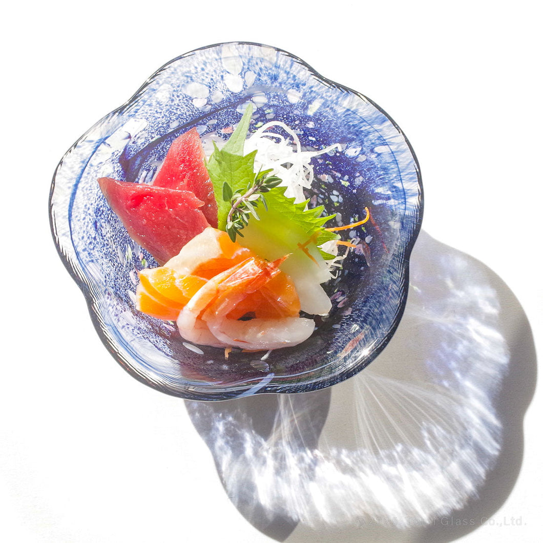浮世 花碗 螢火蟲 EG014-12｜TOMI CRAFT江戶硝子(*實體店限定販賣)