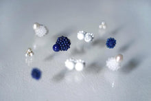 將圖片載入圖庫檢視器 accessory.Nui- earrings lapis lazuli 青金石 / no1
