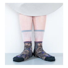 將圖片載入圖庫檢視器 COQ SOCKS- FUWARI BLACK（CT-22-1-N4_005）
