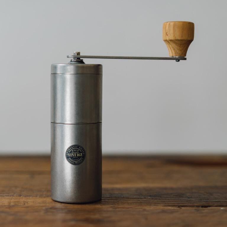 青芳製作所 Vintage系列不銹鋼手動咖啡磨豆機