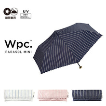 將圖片載入圖庫檢視器 Wpc. PARASOL MINI折疊雨傘 - Rim Flower Stripe
